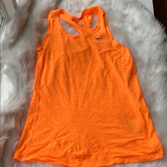 NIKE dry fit orange tank - Picture 2 of 6